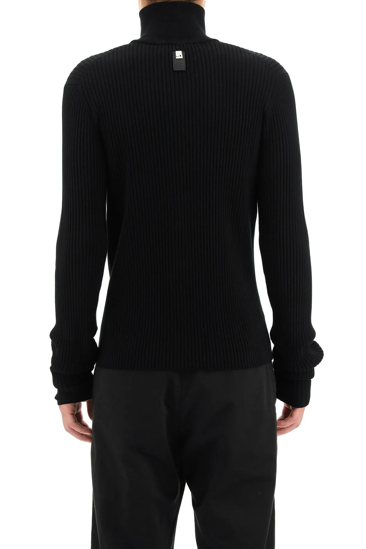 1017 ALYX 9SM Zip-Up Ribbed Knit Sweater