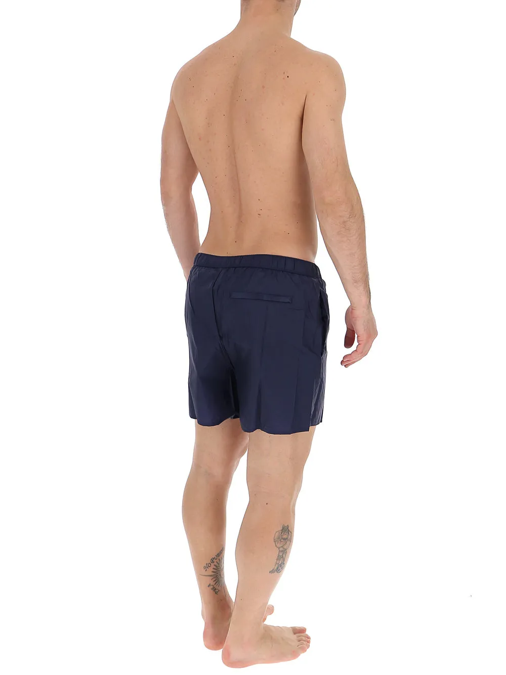 Acne Studios Logo Embroidered Swim Shorts