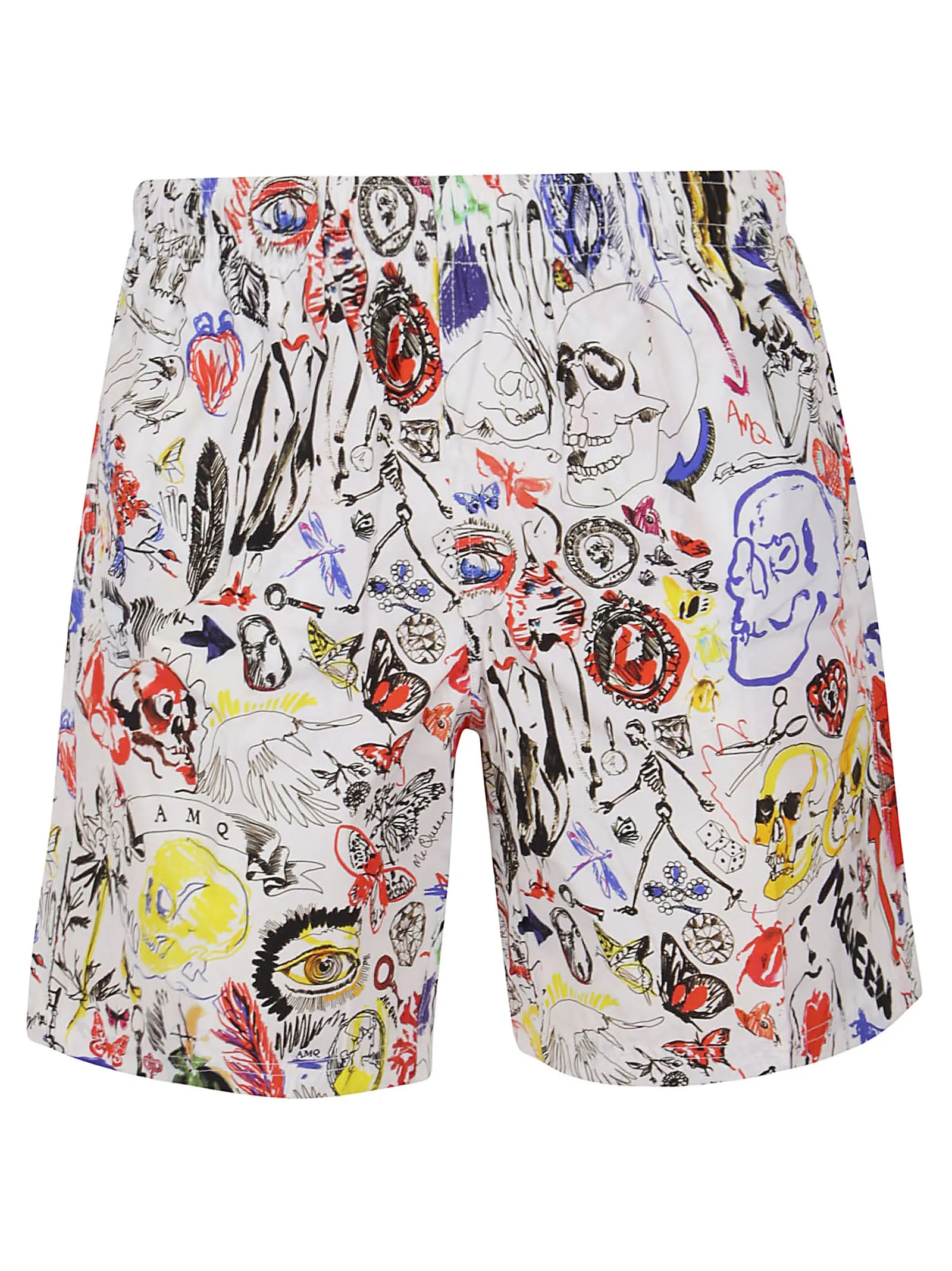 Alexander McQueen Allover Graphic Printed Swim Trunks