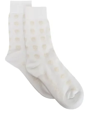 Alexander McQueen Allover Skull Socks