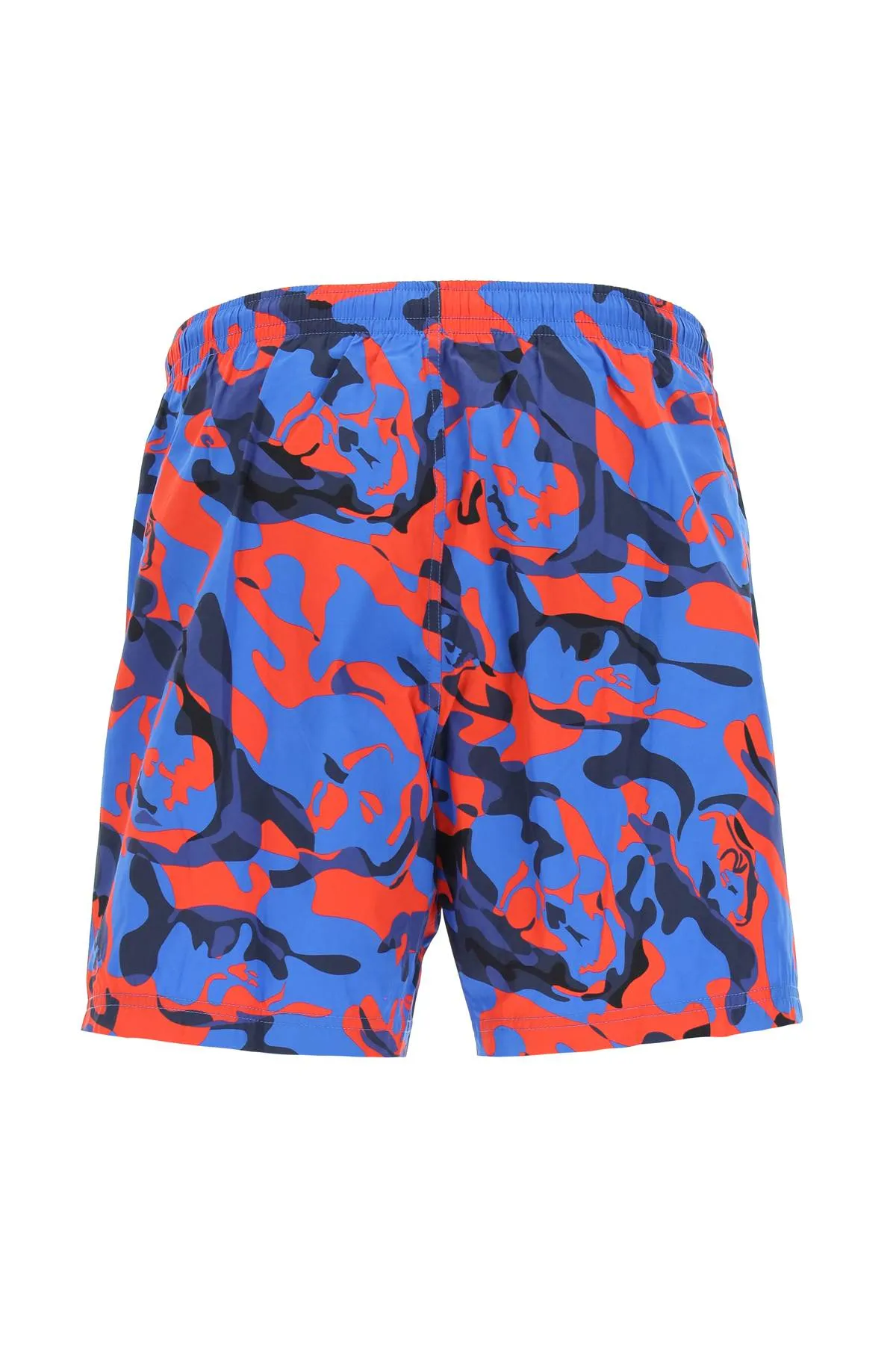 Alexander McQueen Camouflage Printed Straight Leg Swim Shorts