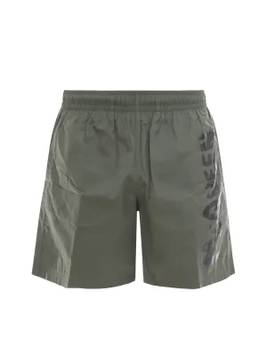 Alexander McQueen Graffiti Logo Swim Shorts