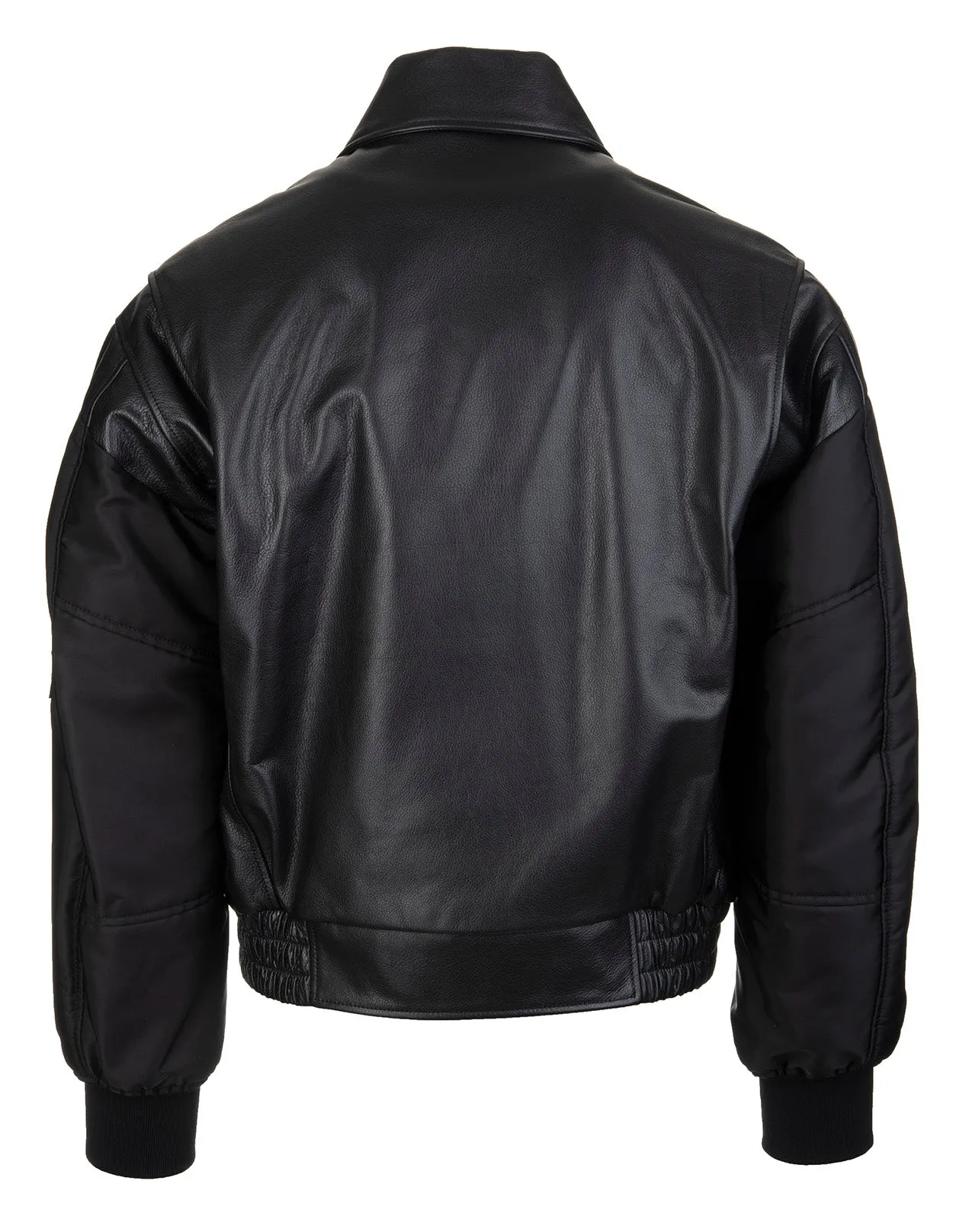 Alexander McQueen Leather Bomber Jacket