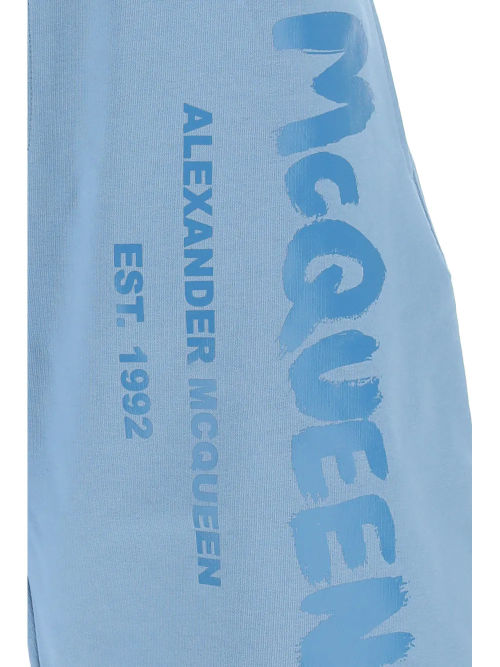 Alexander McQueen Logo Graffiti Bermuda Shorts