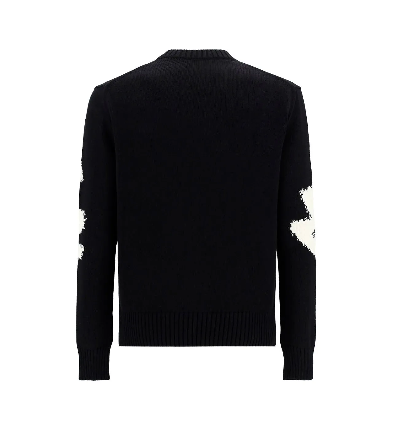Alexander McQueen Logo Intarsia Crewneck Sweater