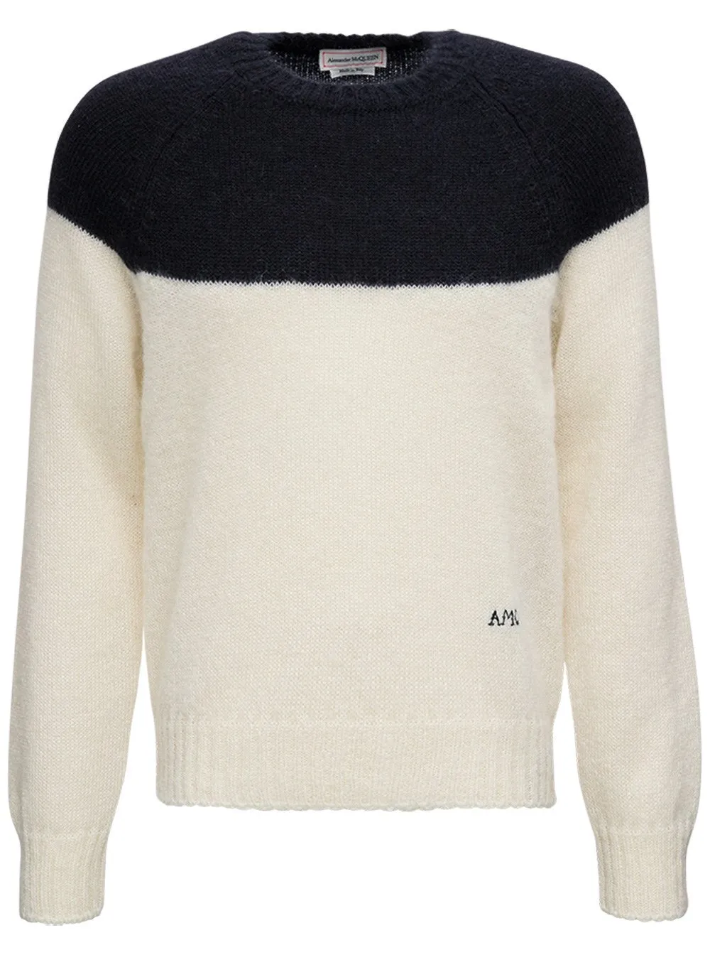Alexander McQueen Logo Intarsia Knit Sweater