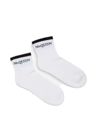 Alexander McQueen Logo Intarsia Socks