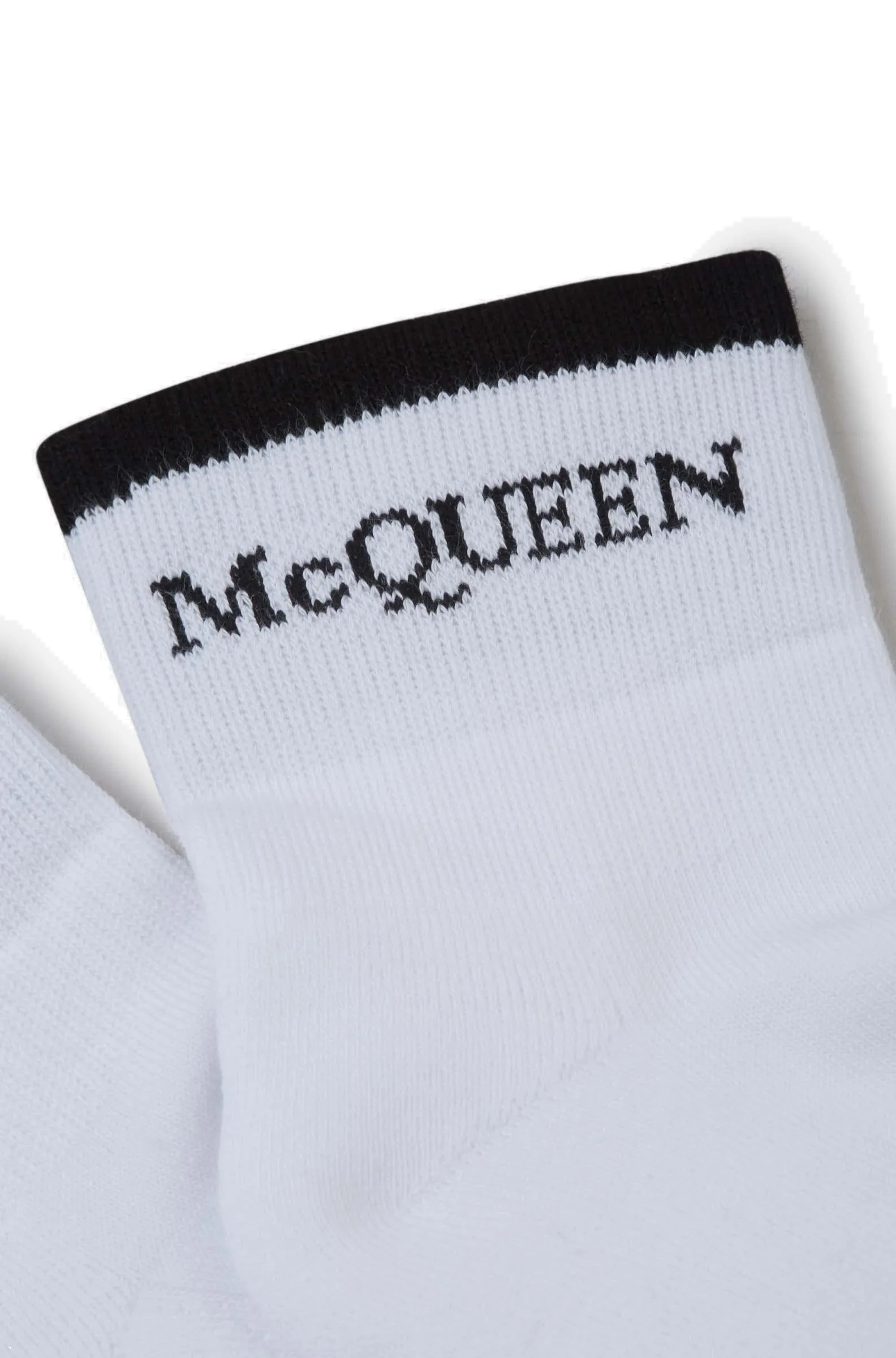 Alexander McQueen Logo Intarsia Socks