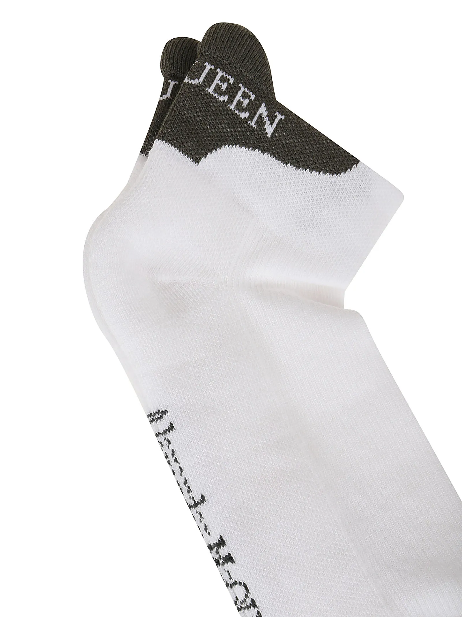 Alexander McQueen Logo Intarsia Socks