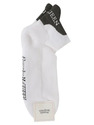 Alexander McQueen Logo Intarsia Socks