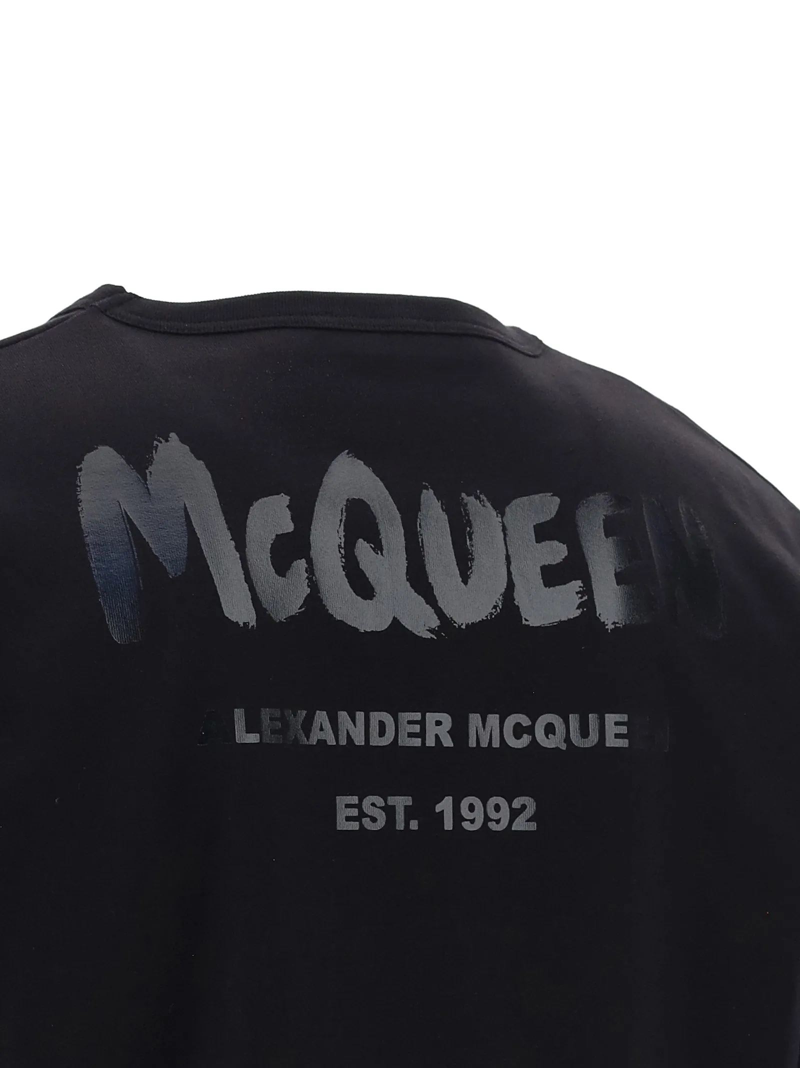 Alexander McQueen Logo Print Crewneck T-shirt