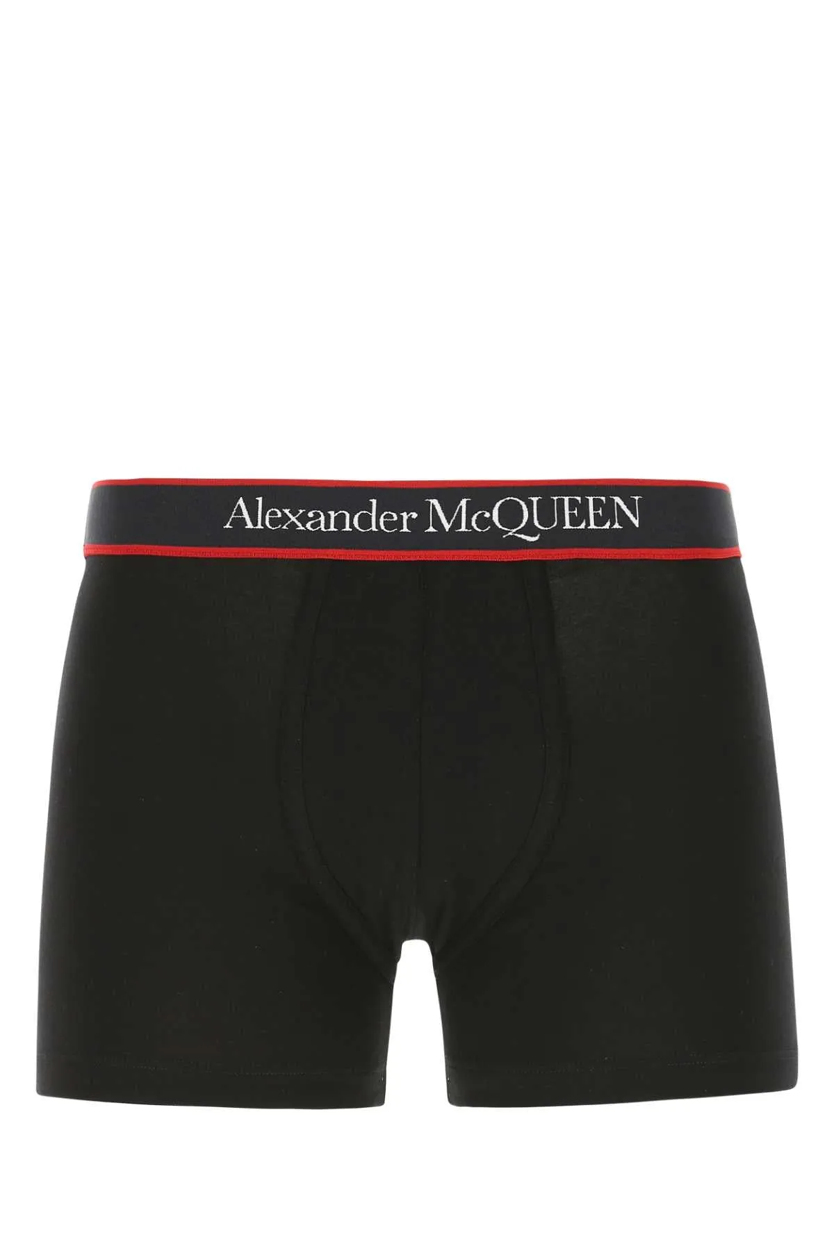 Alexander McQueen Logo-Waist Stretch Boxer Shorts