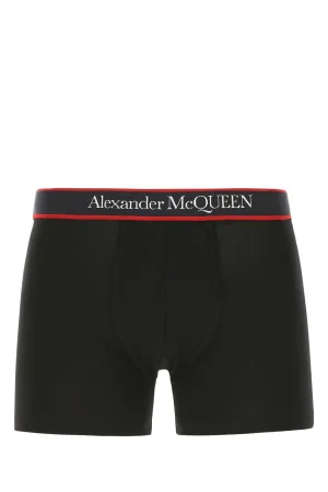 Alexander McQueen Logo-Waist Stretch Boxer Shorts