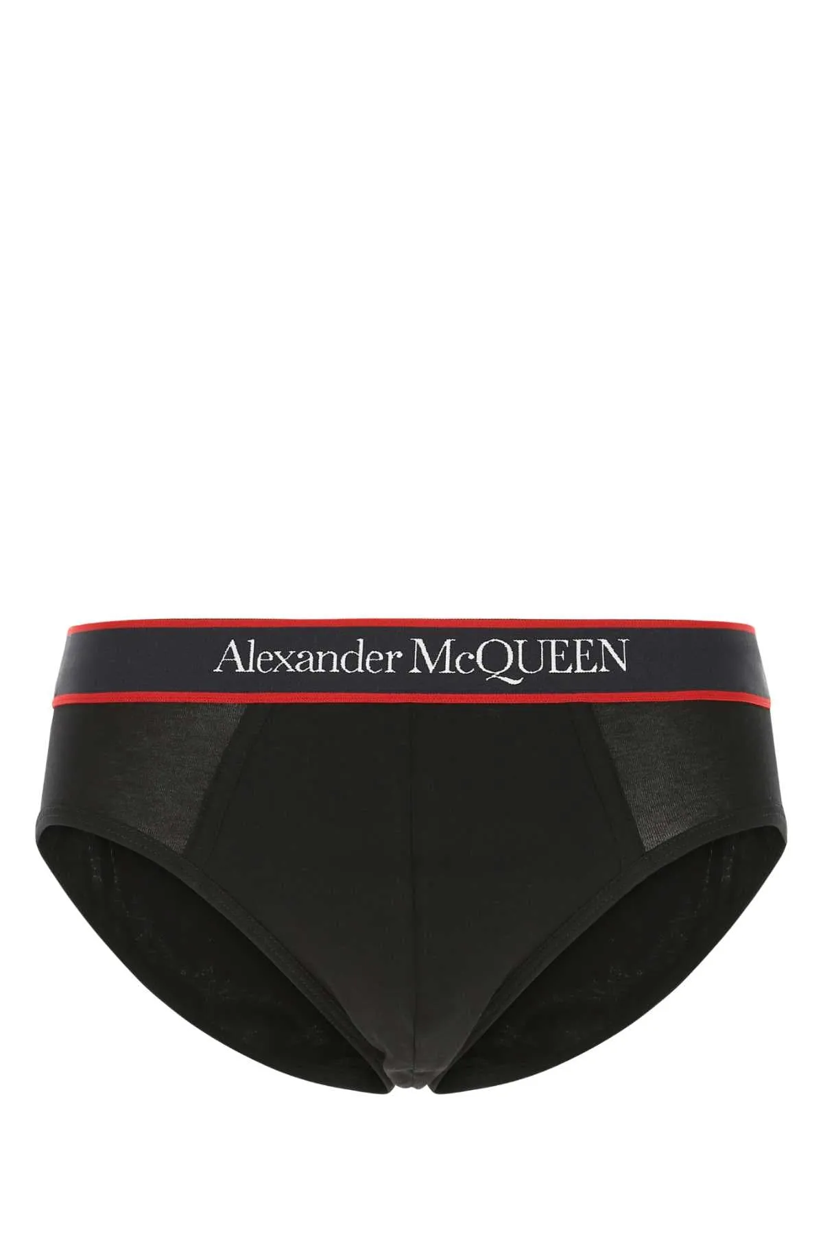 Alexander McQueen Logo-Waist Stretch Briefs