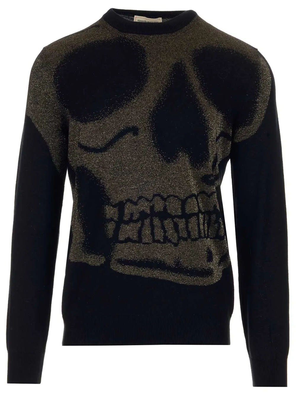 Alexander McQueen Skull Intarsia Knitted Sweater