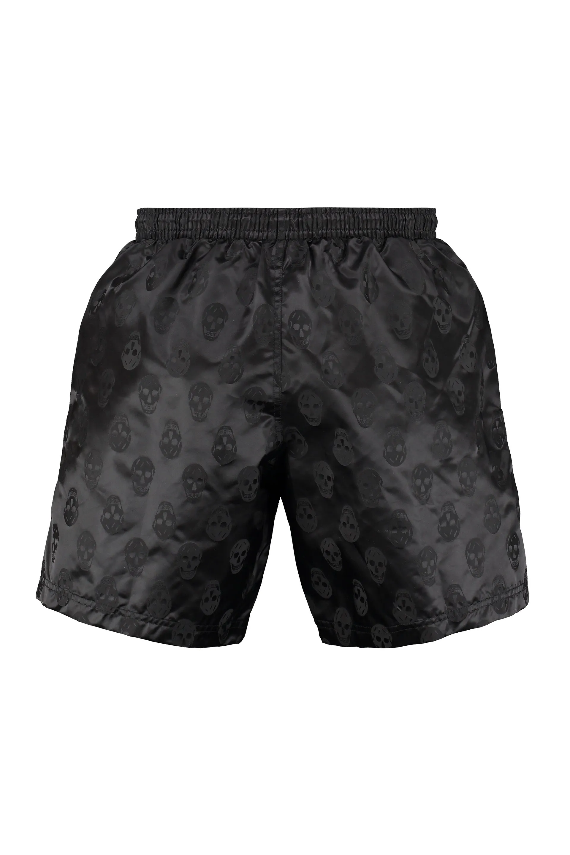 Alexander McQueen Skull Monogram Straight Leg Swim Shorts