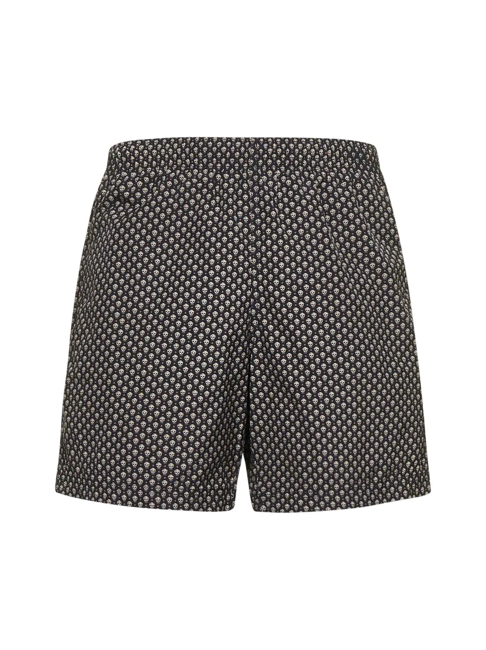 Alexander McQueen Spotted Skull Print Swim Shorts