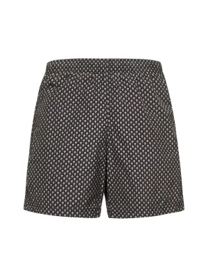 Alexander McQueen Spotted Skull Print Swim Shorts