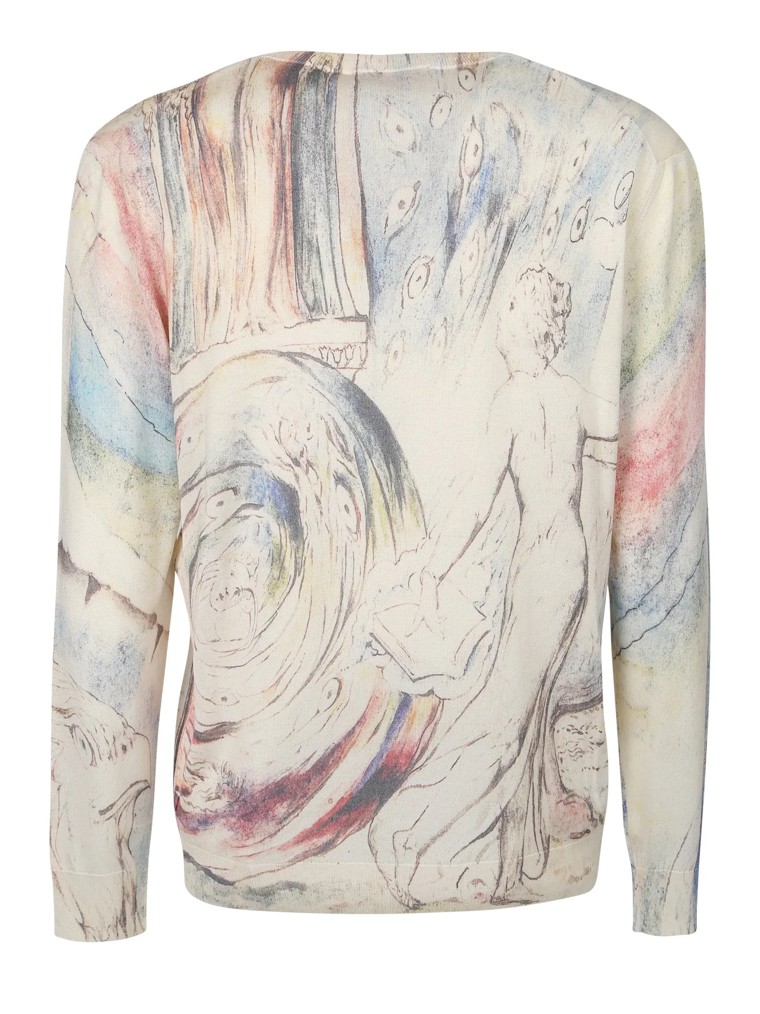 Alexander McQueen William Blake Dante Print Crewneck T-Shirt
