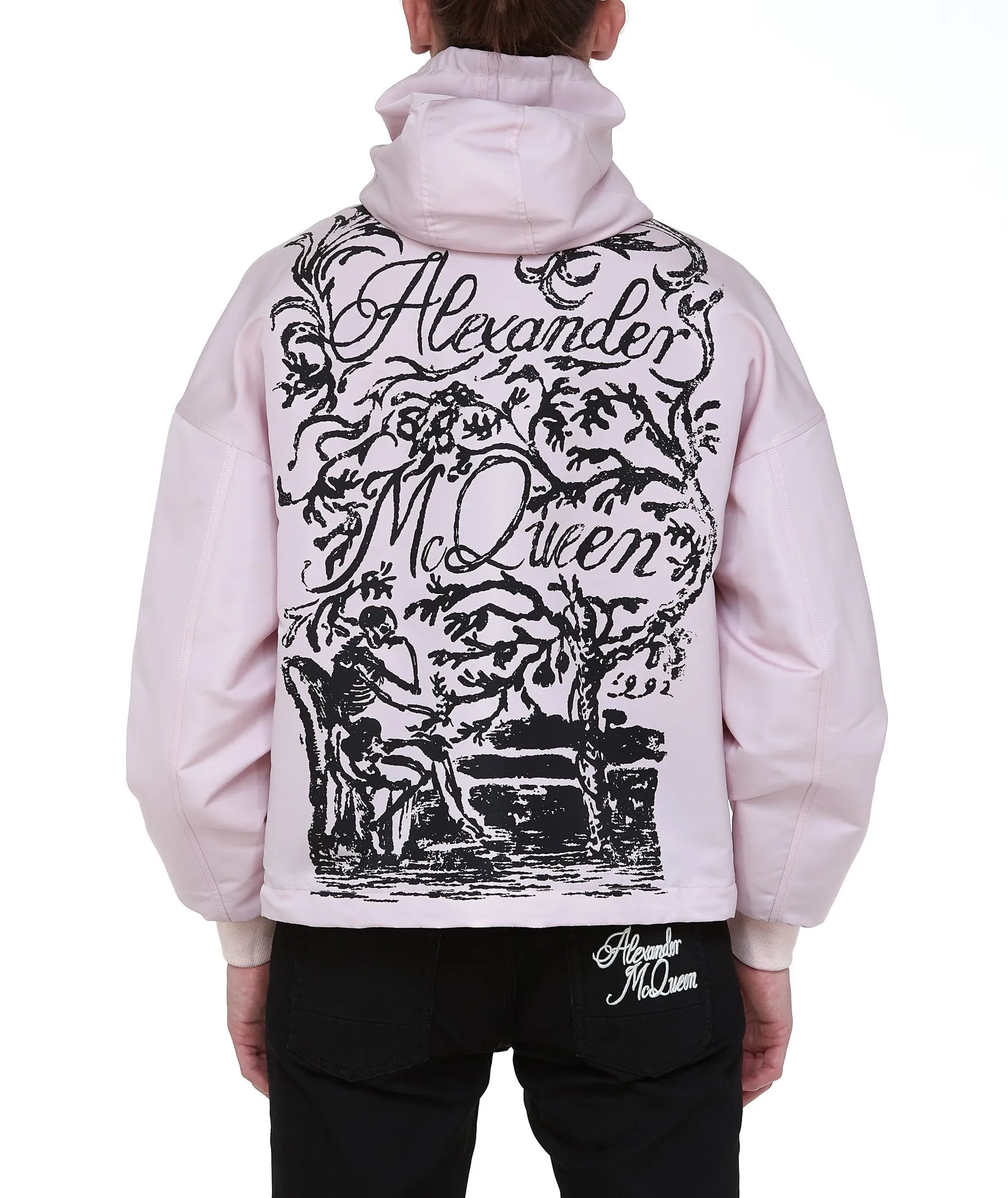 Alexander McQueen Zipped Hooded Jacket