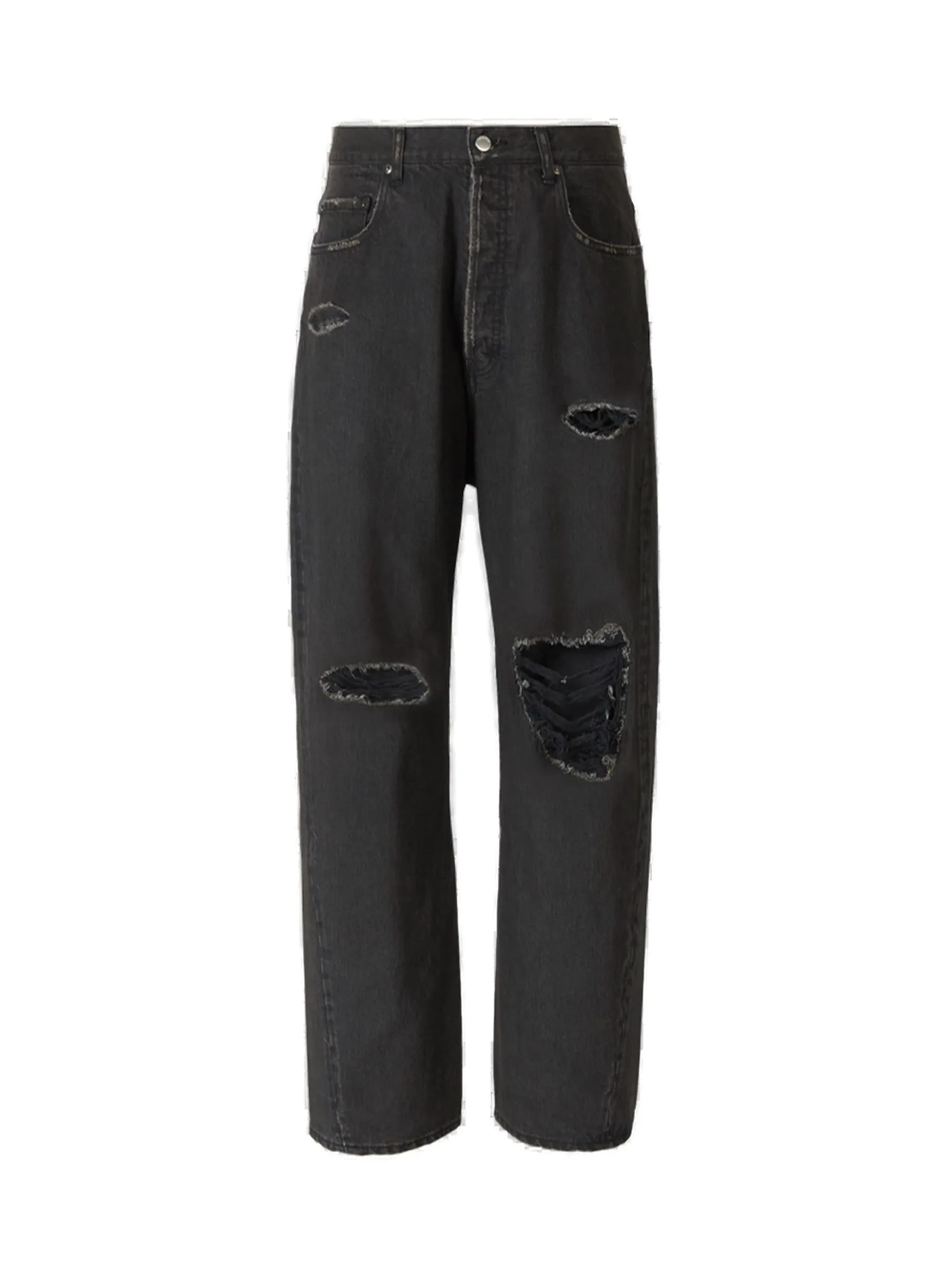 Ambush Distressed Logo Patch Jeans