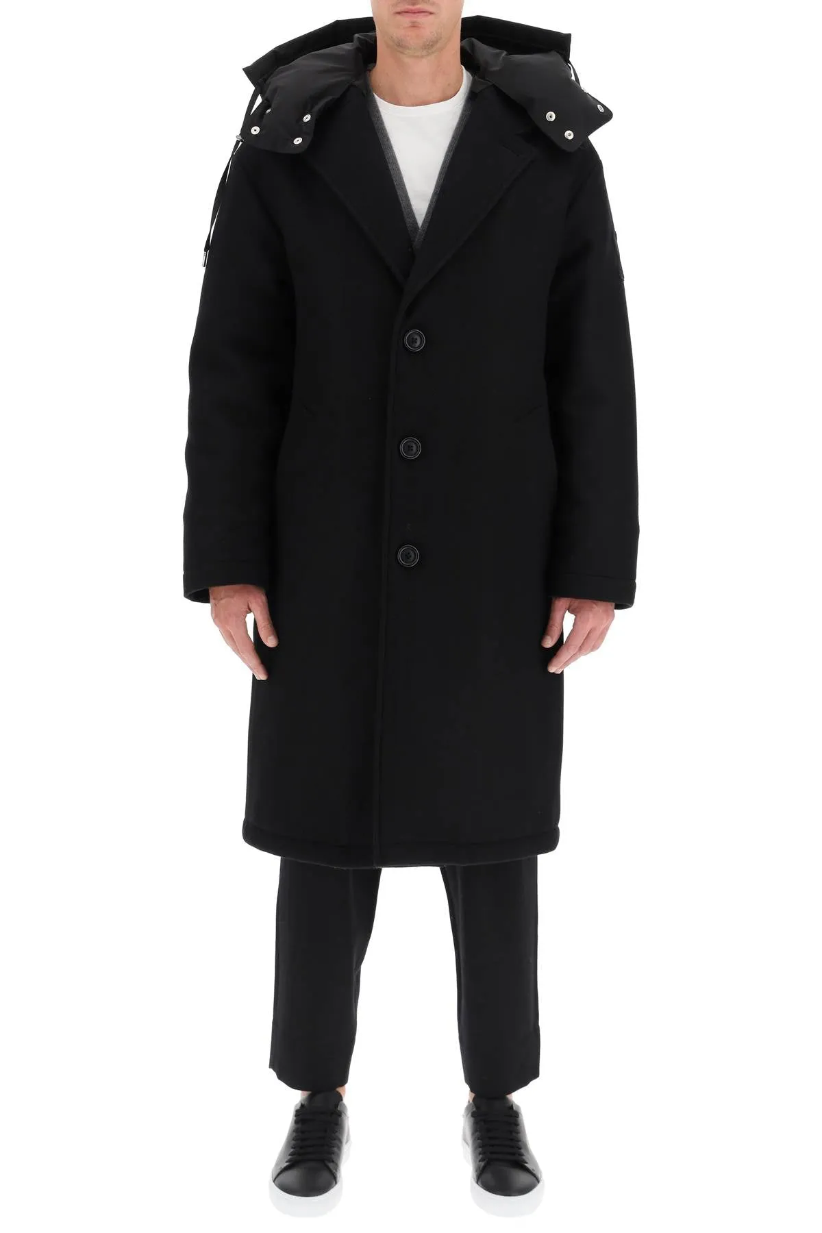 AMI Ami De Coeur Hooded Coat