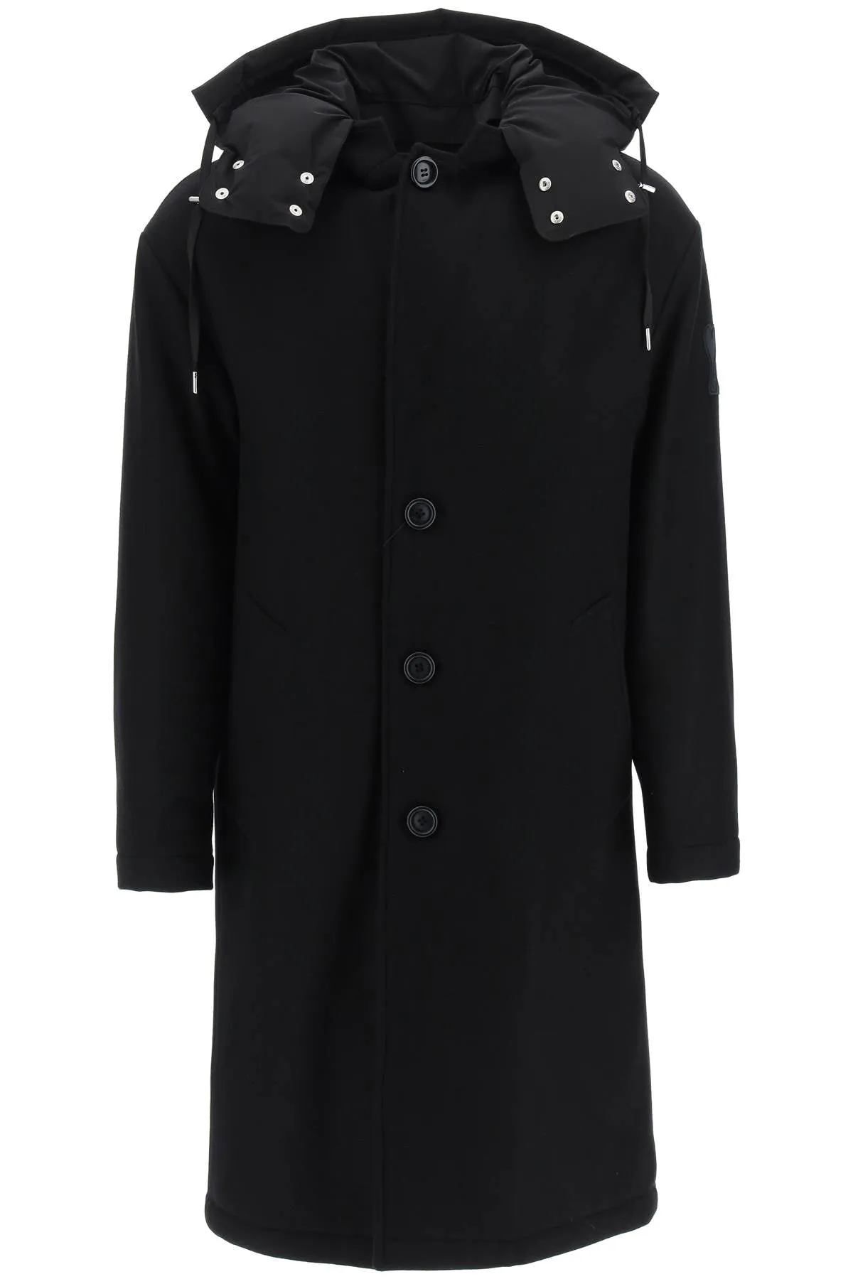 AMI Ami De Coeur Hooded Coat