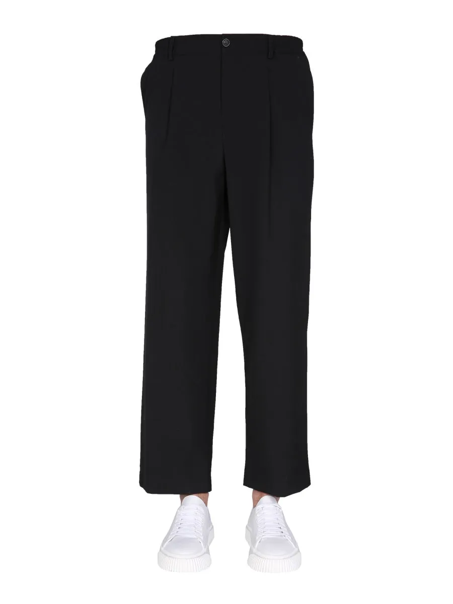AMI Classic Wide-Leg Pants