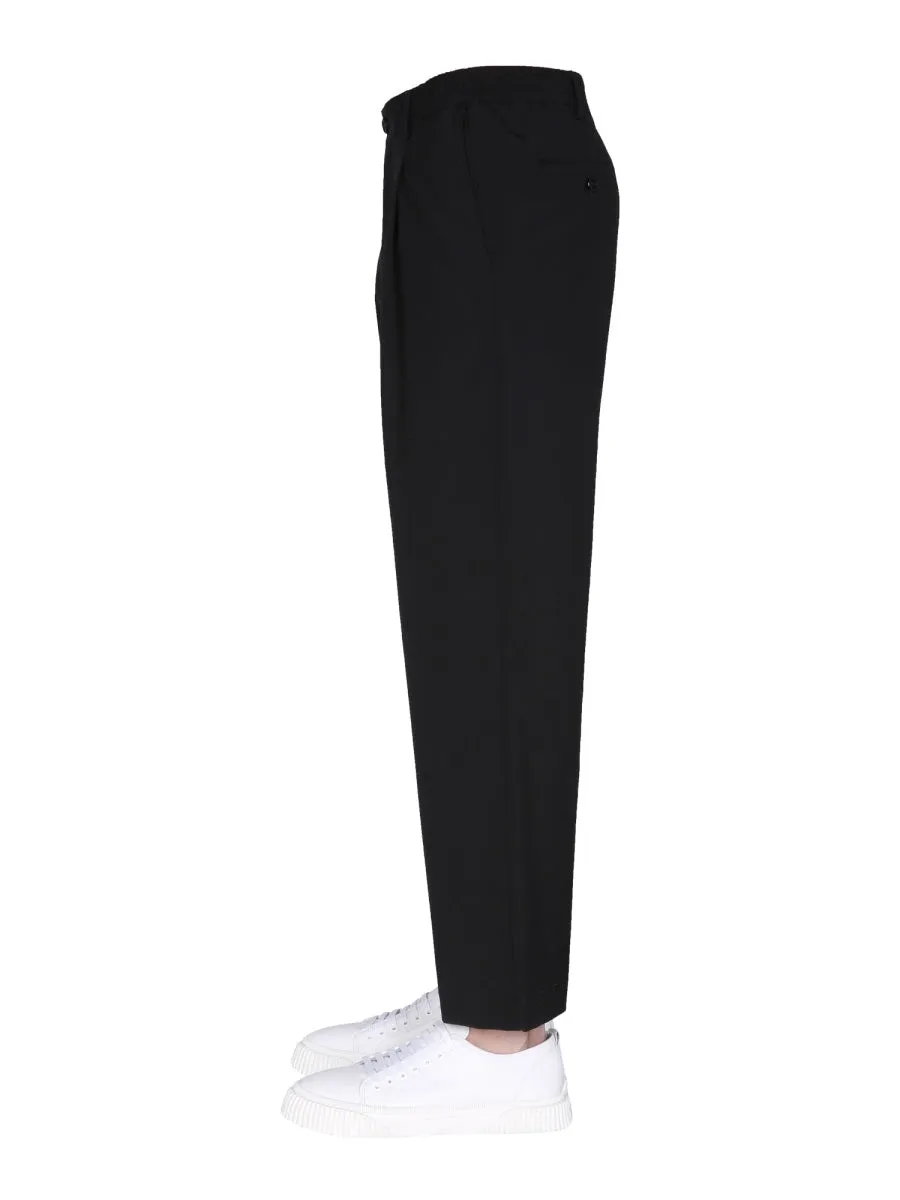 AMI Classic Wide-Leg Pants