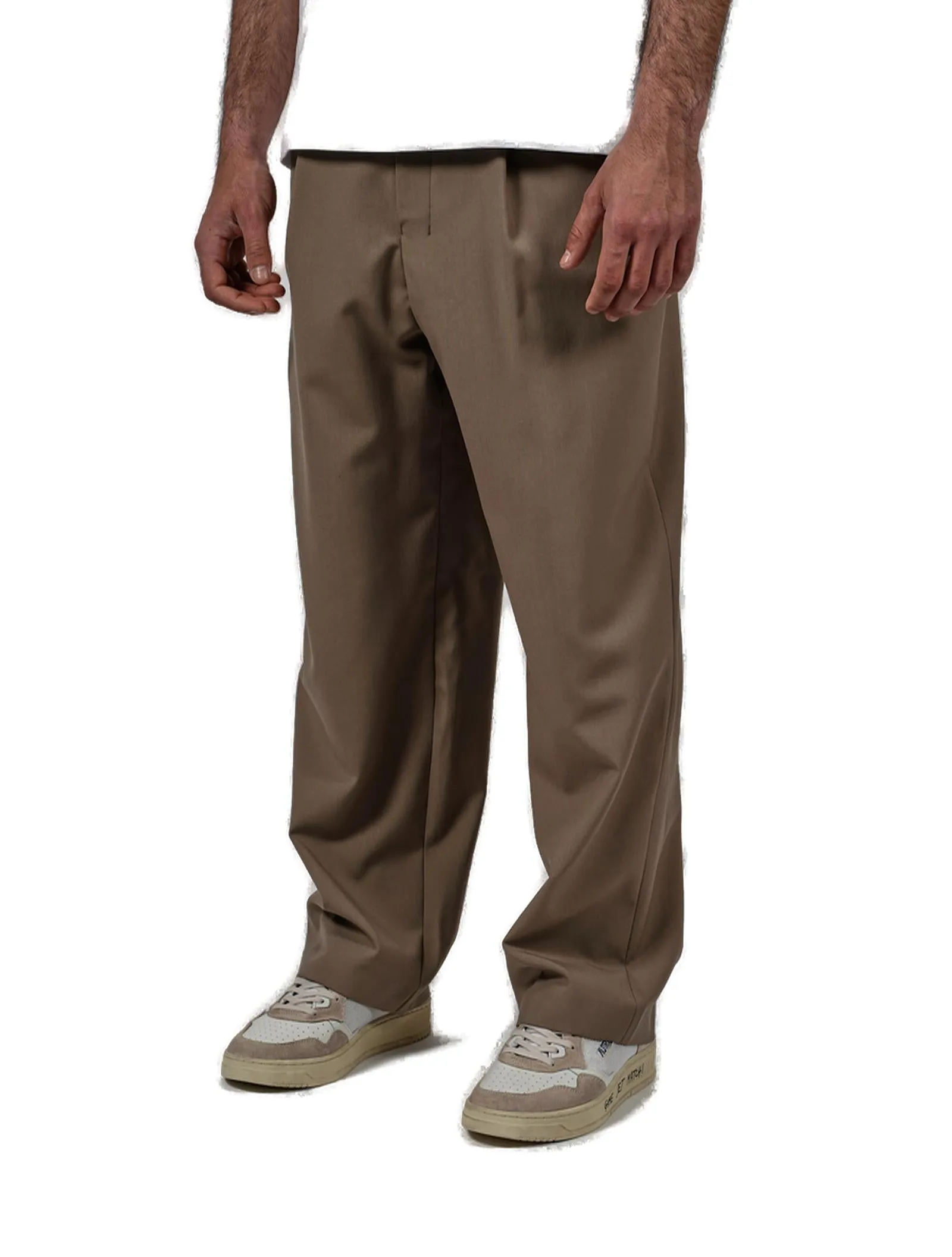 AMI Classic Wide-Leg Pants