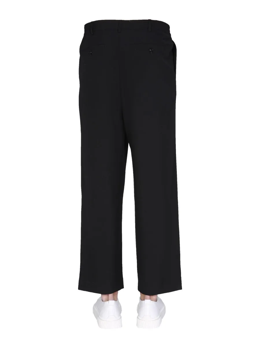 AMI Classic Wide-Leg Pants
