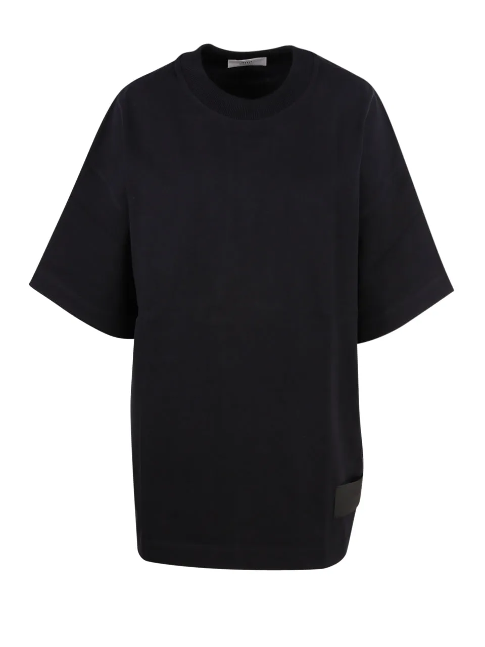 AMI Logo Patch Crewneck T-Shirt