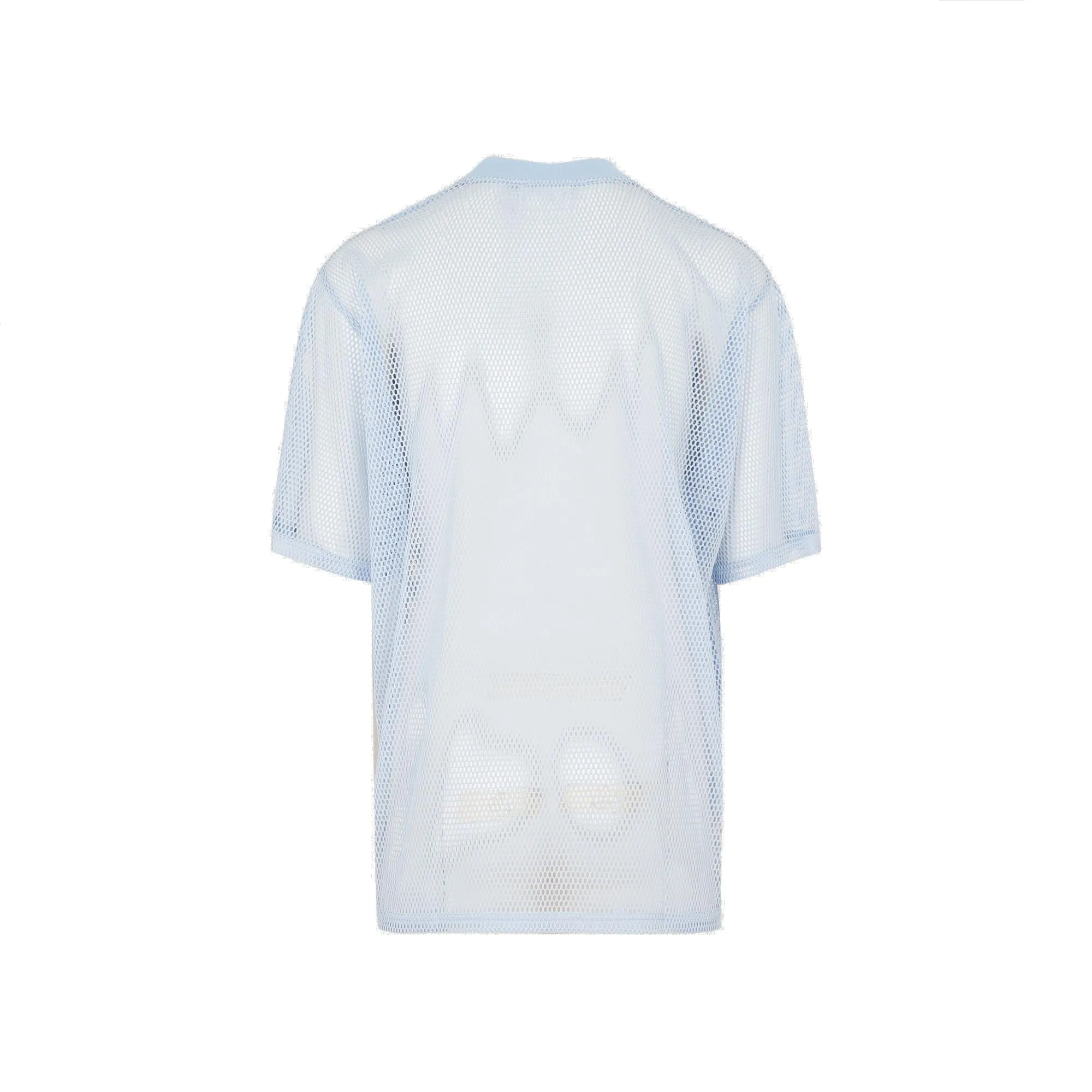 AMI Mesh Detailed Crewneck T-Shirt