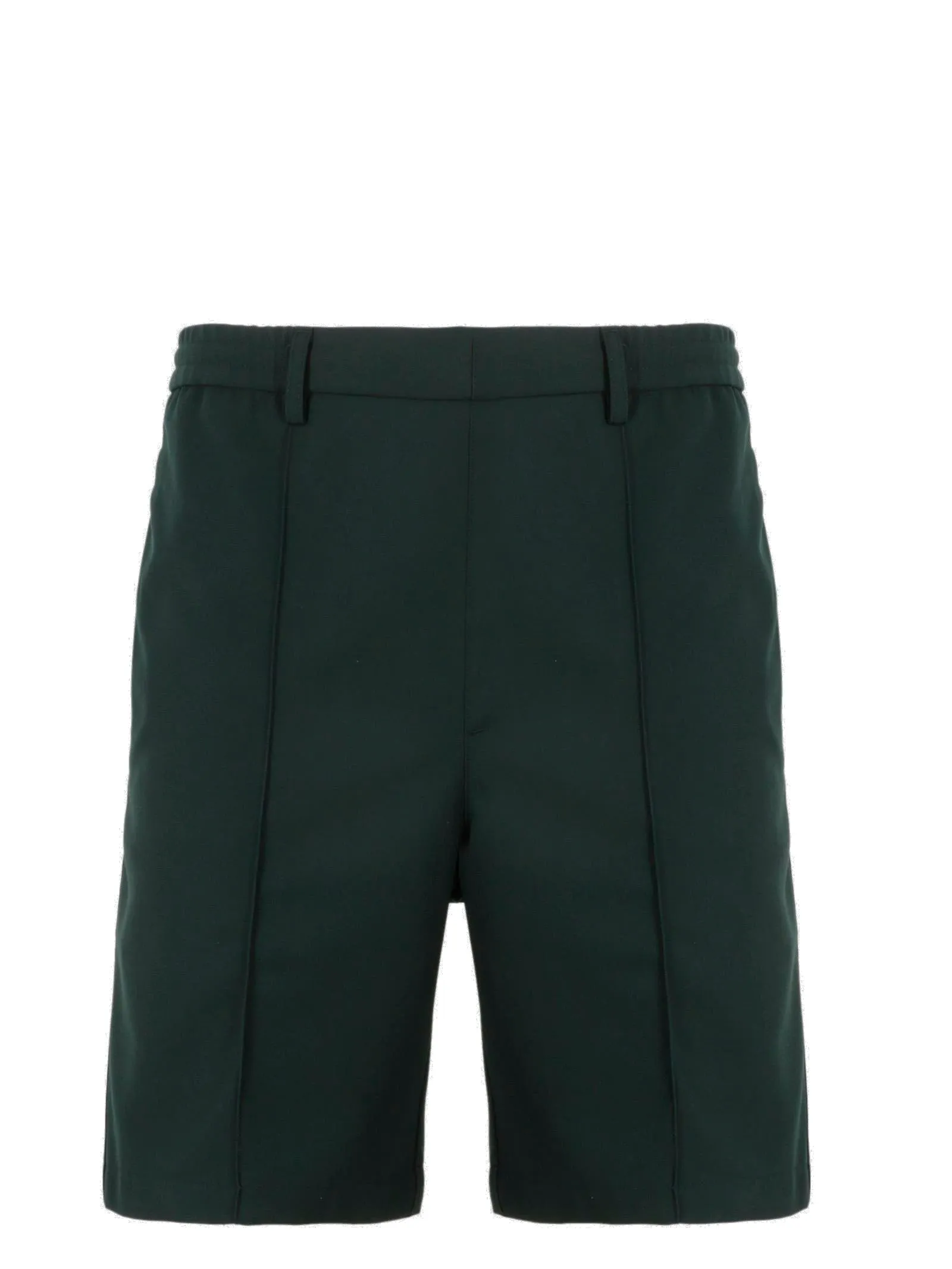 AMI Pleat Detailed Bermuda Shorts