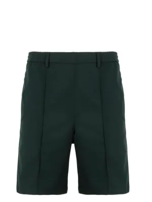 AMI Pleat Detailed Bermuda Shorts