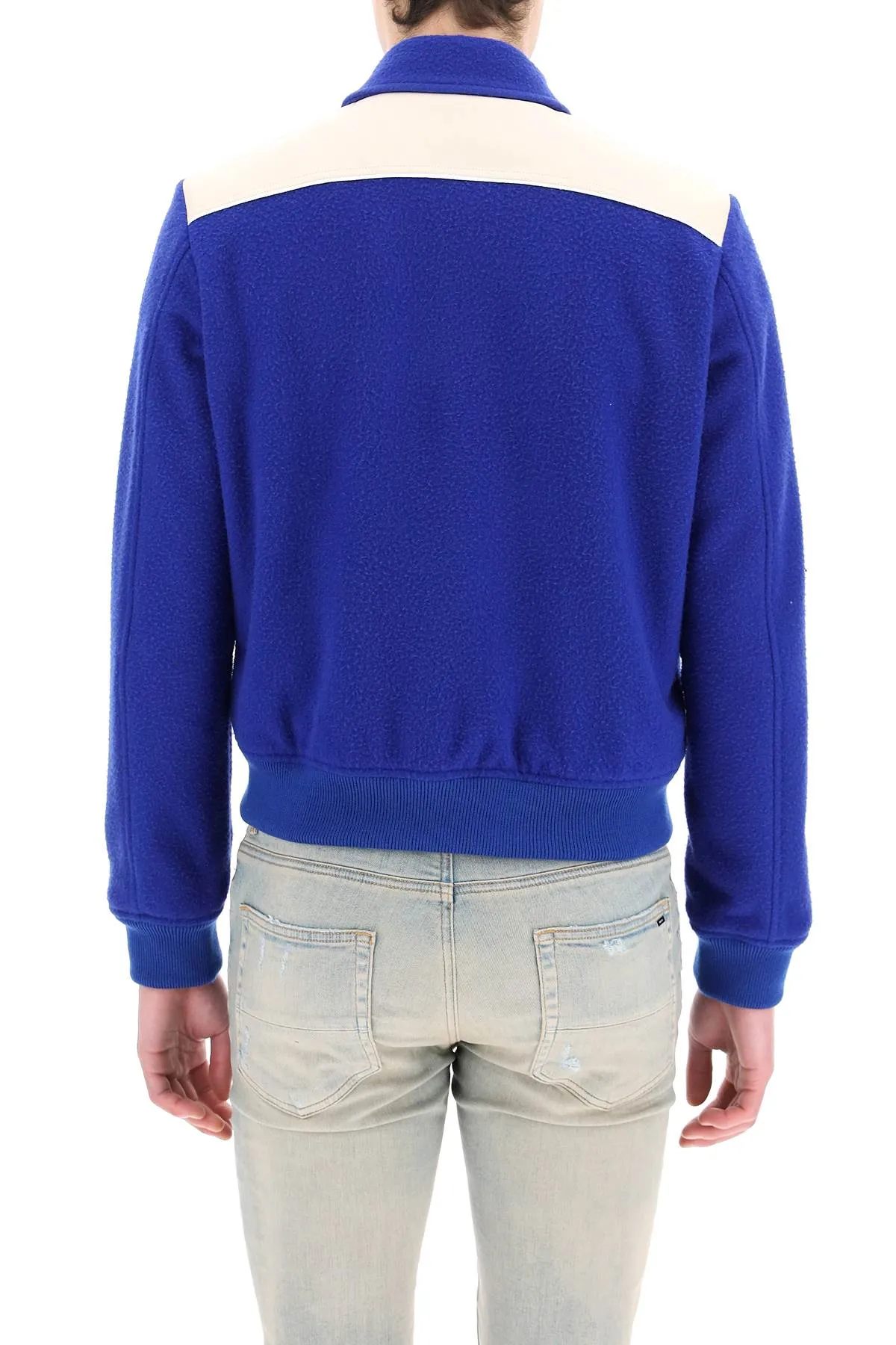 Amiri Logo Embroidered Buttoned Jacket