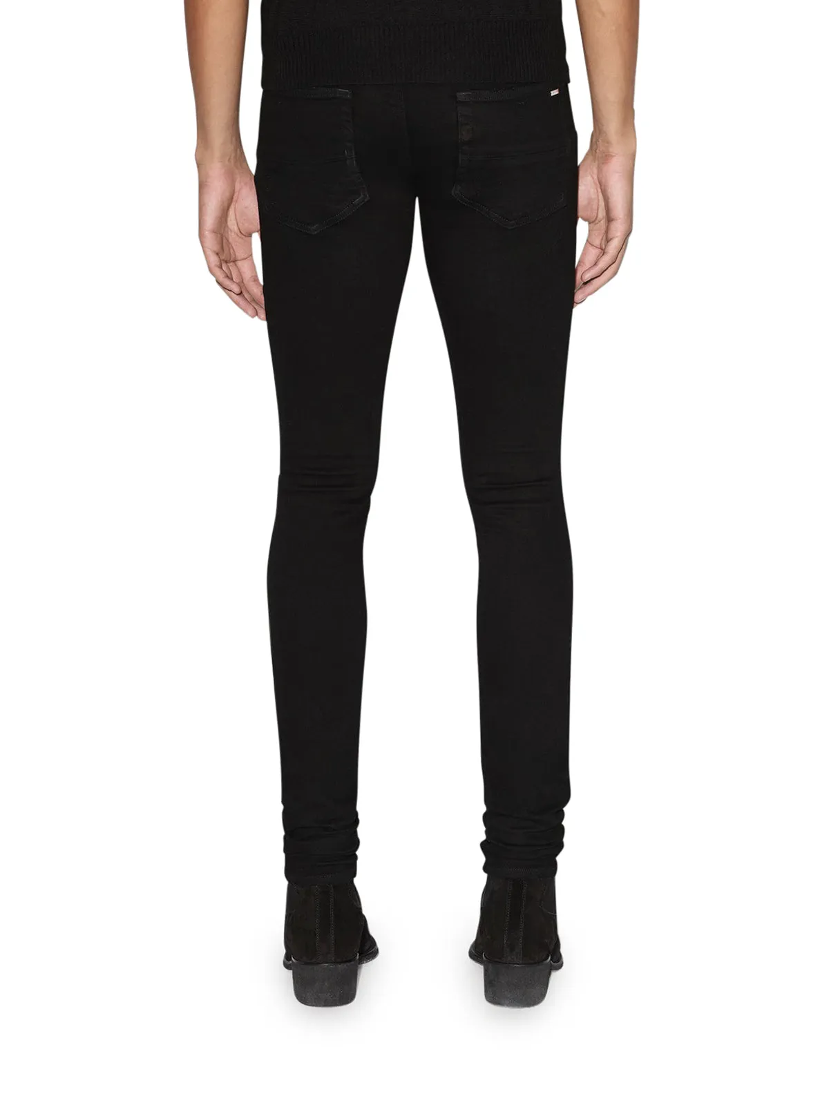 Amiri Mx-1 Distressed Tapered Leg Jeans