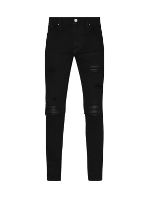 Amiri Mx-1 Distressed Tapered Leg Jeans