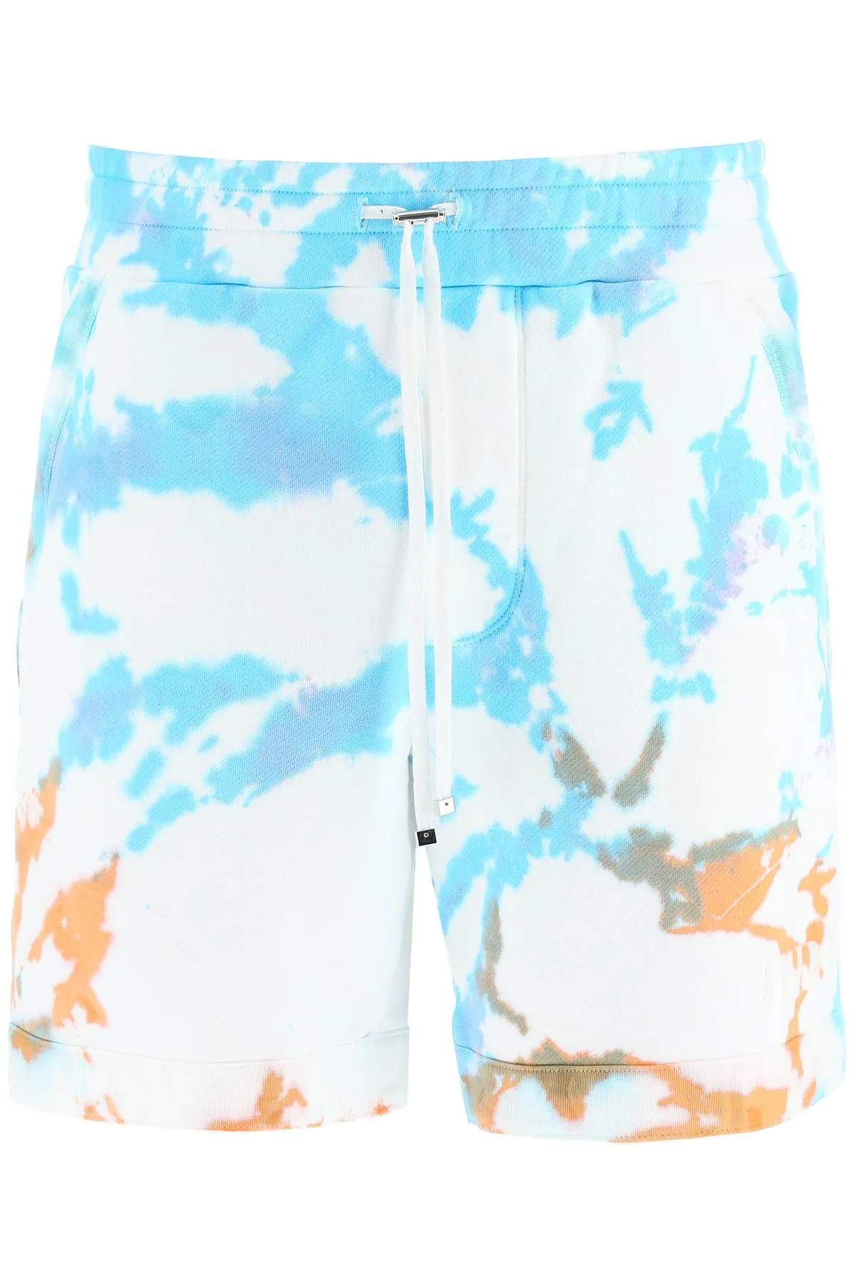Amiri Tie-Dye Logo Patch Shorts