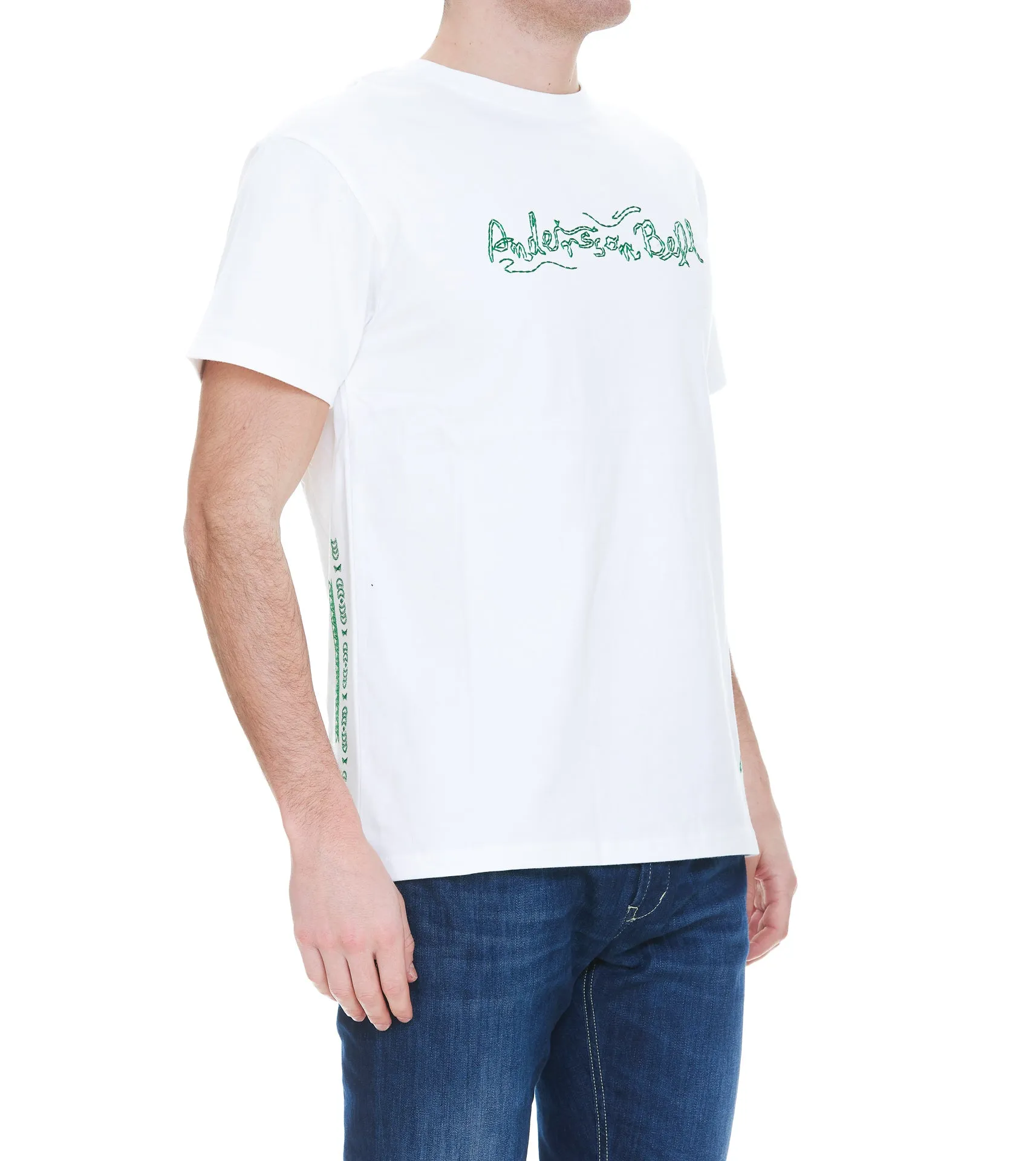 Andersson Bell Logo Embroidered Crewneck T-Shirt