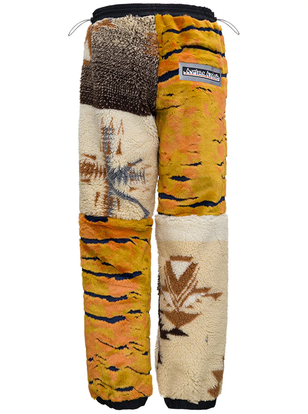 Aries Elasticated Ankle Patchwork Pants