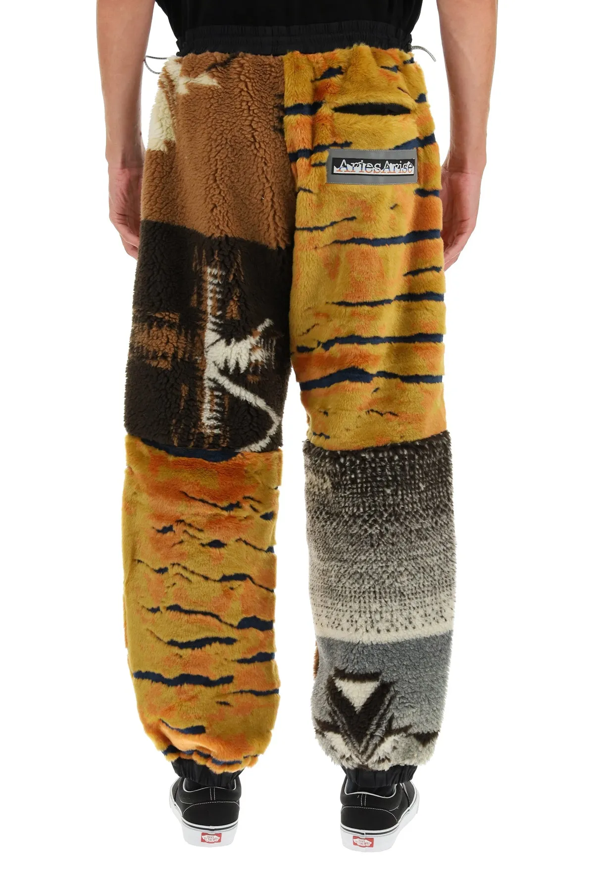 Aries Elasticated Ankle Patchwork Pants