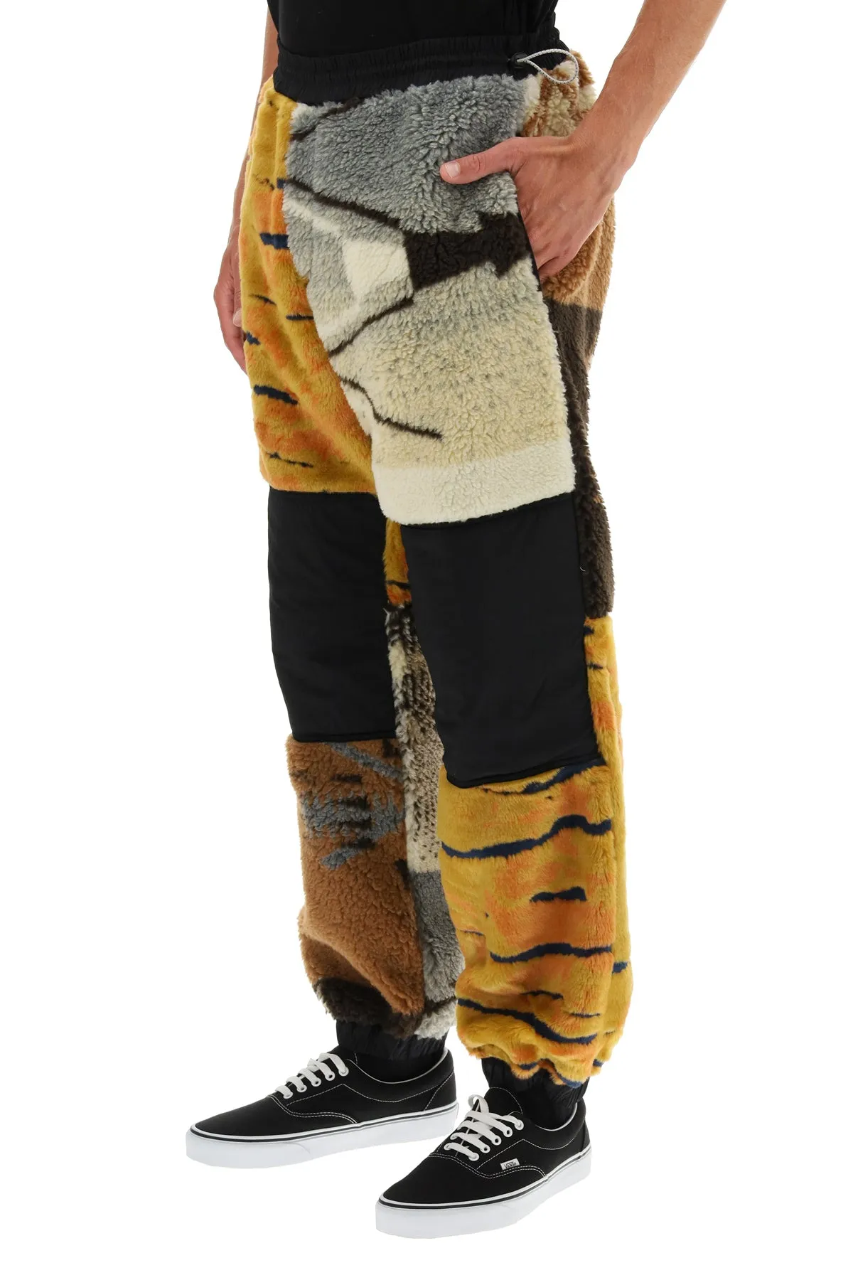 Aries Elasticated Ankle Patchwork Pants
