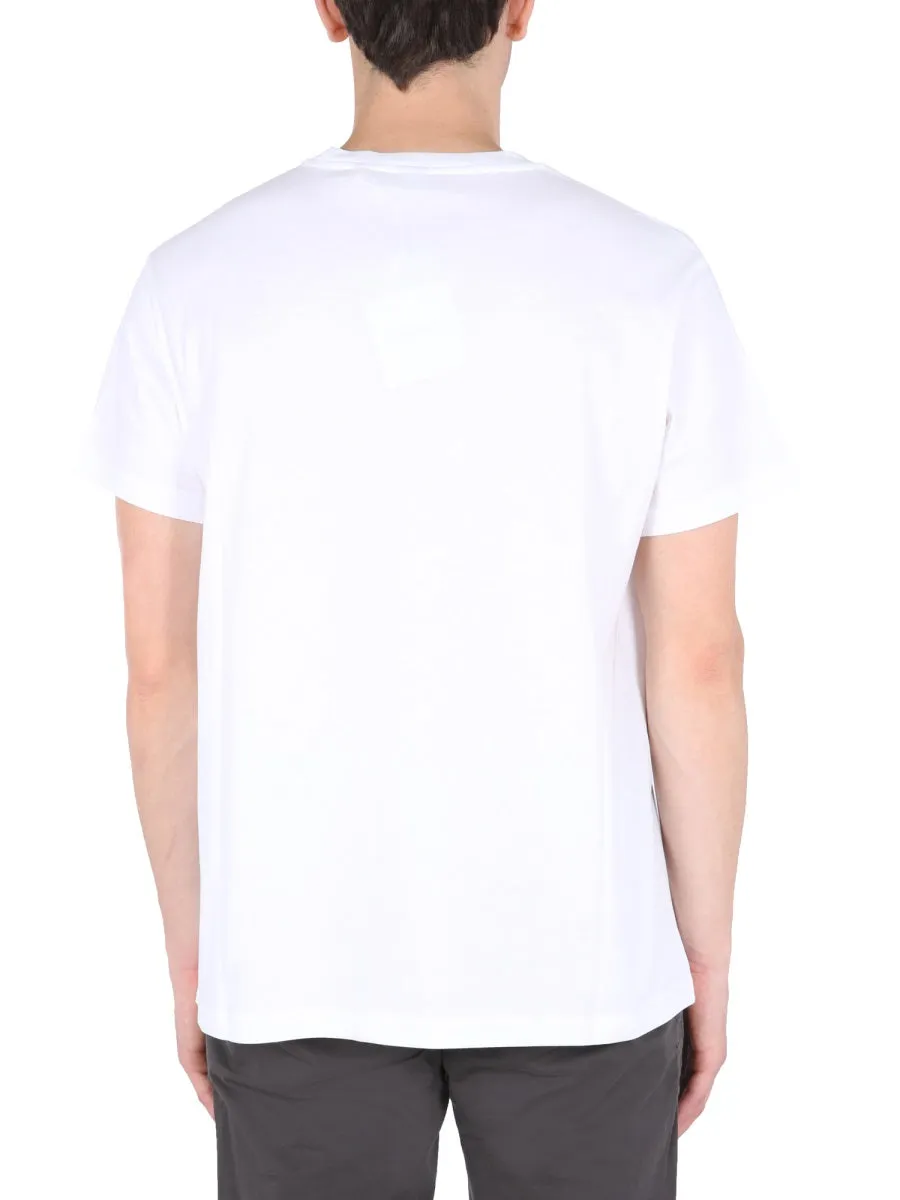 Aspesi Logo Printed Round Neck T-Shirt