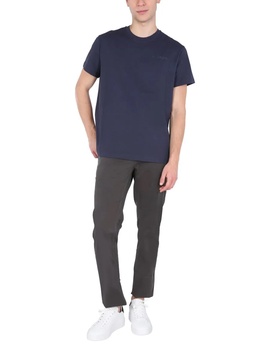 Aspesi Logo Printed Round Neck T-Shirt