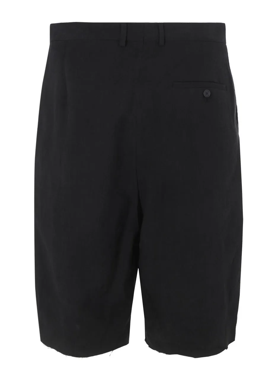 Balenciaga Frayed Hem Shorts