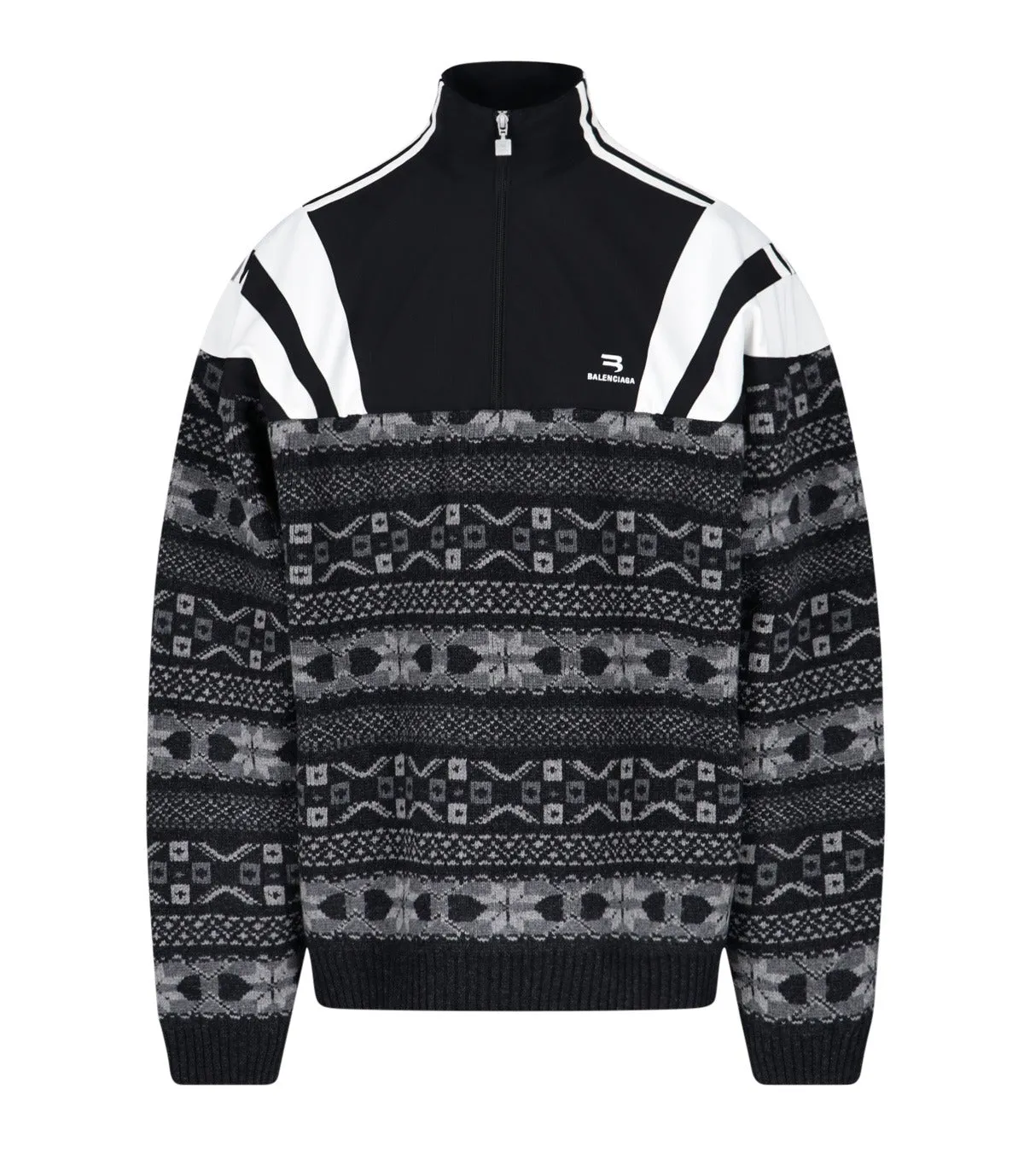Balenciaga Jacquard Tracksuit Sweater