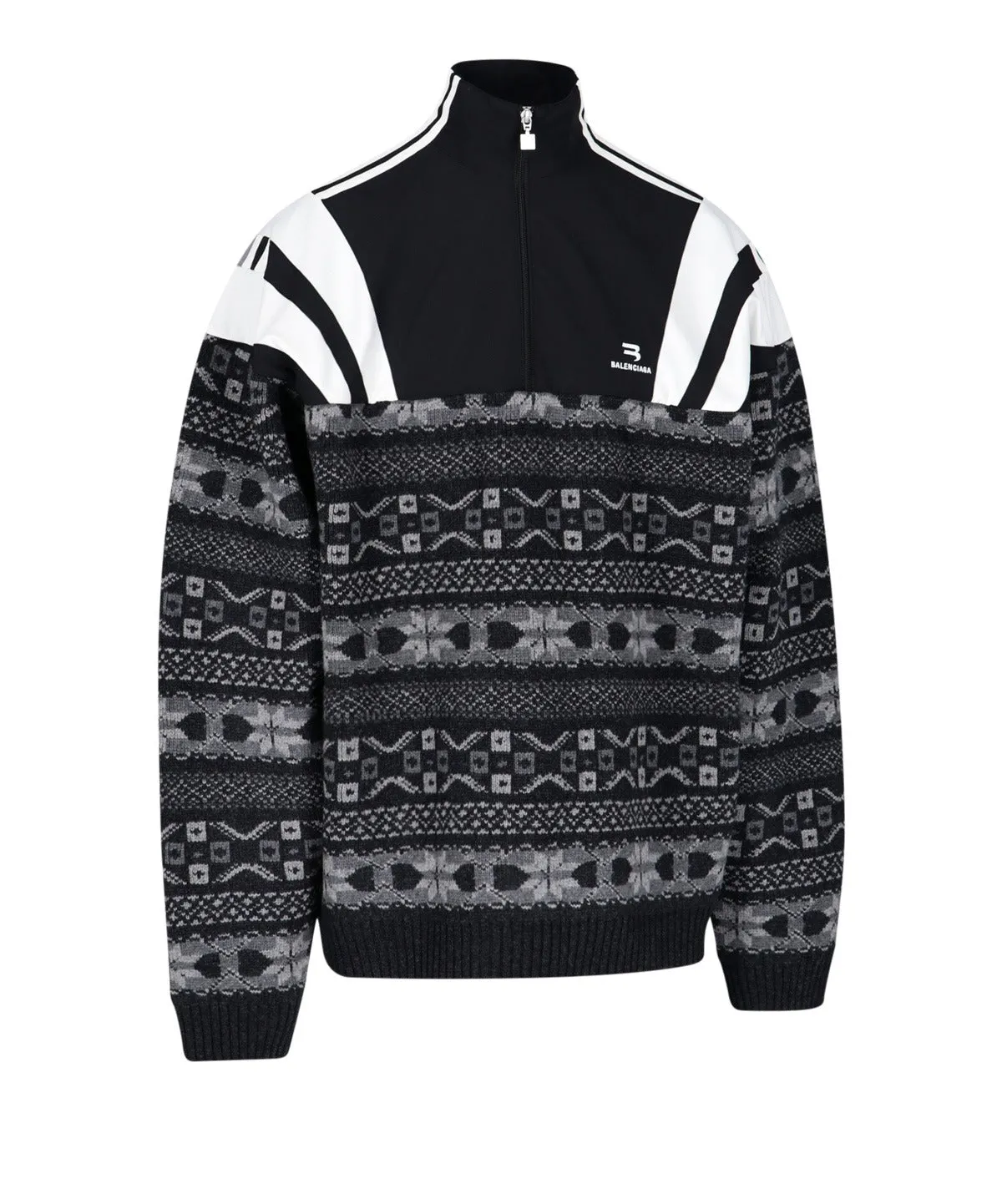 Balenciaga Jacquard Tracksuit Sweater