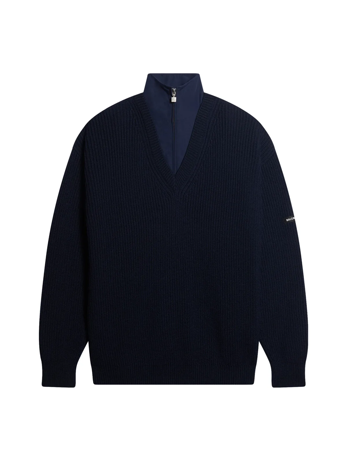 Balenciaga Layered V-Neck Knitted Tracksuit