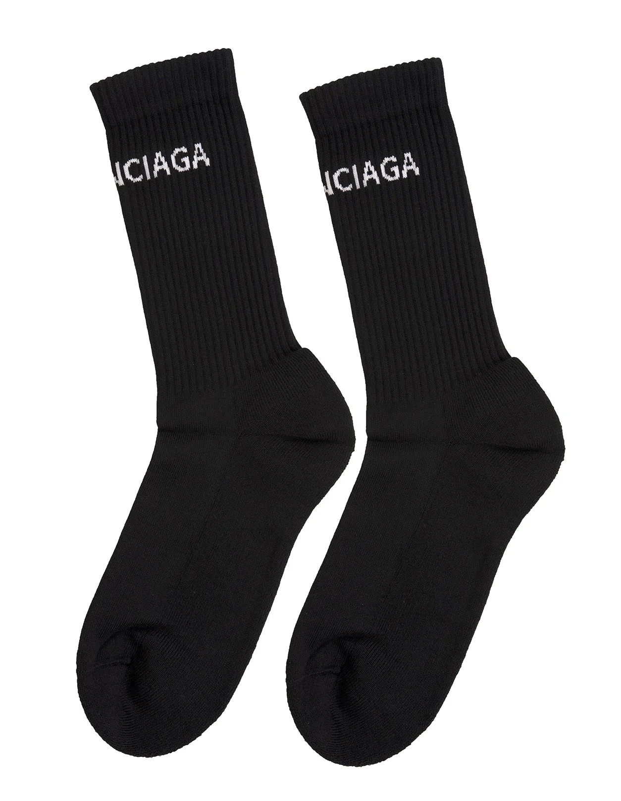 Balenciaga Logo Intarsia Socks